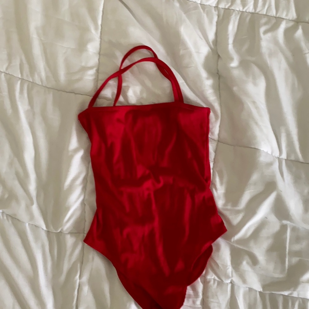 Nasty gal red bodysuit